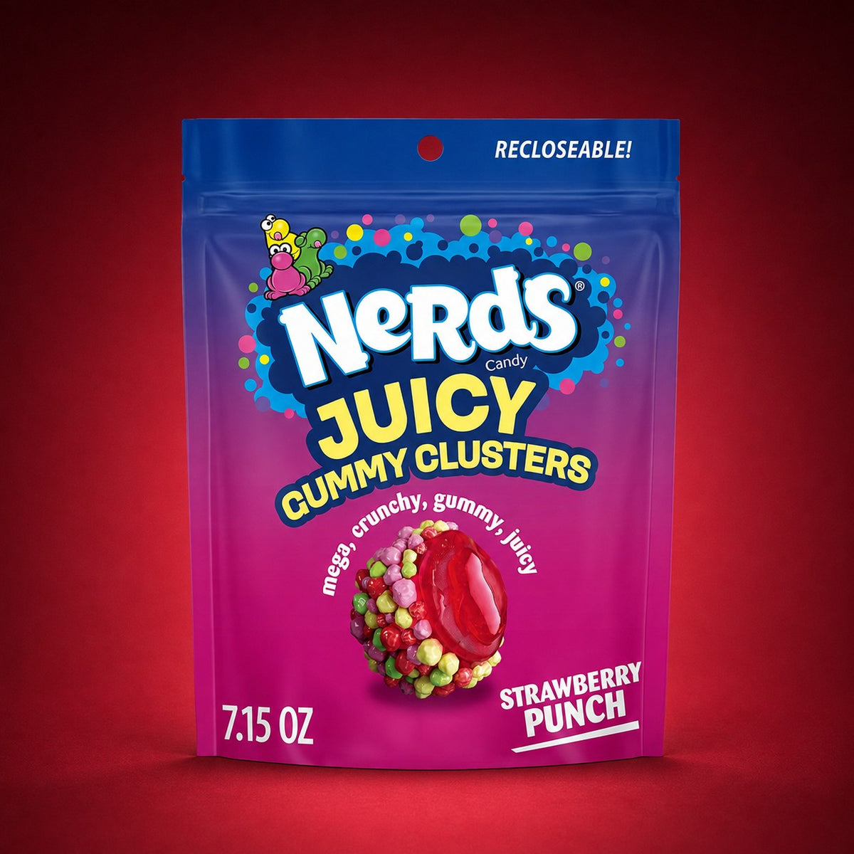 Nerds Juicy Gummy Clusters Strawberry Punch 203 g